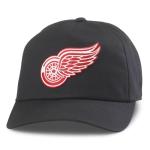 AMERICAN NEEDLE Unisex Detroit Red Wings Officially Licensed NHL Roscoe Adjustable Snapback Baseball Hat (EM009A-DRW-BLK)