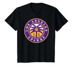 WNBA Los Angeles Sparks Logo T-Shirt, Youth, Black, Medium