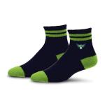 For Bare Feet WNBA DALLAS WINGS Cozy Two Stripe Quarter Sock Team Color OSFM