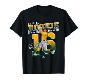 Nick Kurtz 2025 AL Rookie of The Year Oakland MLBPA T-Shirt