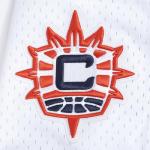 Pro Standard Mens WNBA Connecticut Sun Mesh Button Down Mesh Top White/Orange M