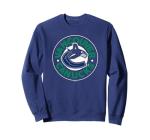 Vancouver Canucks Symbol Navy Blue Officially Licensed Sweatshirt