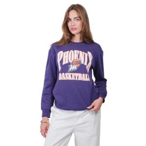 Ultra Game WNBA Official Womens Super Soft Oversized Crew Sweatshirt, Phoenix Mercury, Team Color, Medium