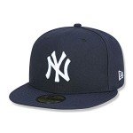New Era Mens New York Yankees MLB Authentic Collection 59FIFTY Cap, Size 7 3/4