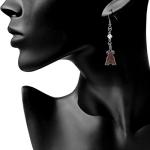 MLB Los Angeles Angels Crystal Dangle Earrings