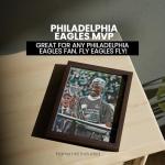 Philadelphia Eagles Jalen Hurts Holds The S.B. Trophy After Winning The 2025 Championship Game ! 8x10 Photo Poster. - Valentines Day, Birthday, Fathers Day, Or Christmas Gifts For Men, Dad, And Husband