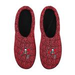 FOCO NFL Tampa Bay Buccaneers Mens Poly Knit Cup Sole SlipperPoly Knit Cup Sole Slipper, Team Color, Large (11-12)
