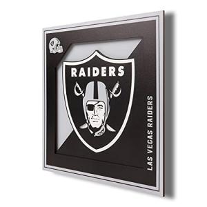YouTheFan NFL Las Vegas Raiders 3D Logo Series Wall Art - 12x12