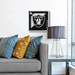 YouTheFan NFL Las Vegas Raiders 3D Logo Series Wall Art - 12x12