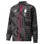 Puma 2022-23 AC Milan Pre-Match Jacket - Puma Black-Asphalt XL