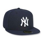 New Era Mens New York Yankees MLB Authentic Collection 59FIFTY Cap, Size 7 3/4
