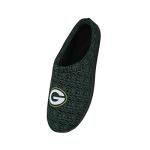FOCO NFL Green Bay Packers Men's Poly Knit Cup Sole Slipper, Team Color, Medium (9-10)