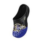 FOCO Baltimore Ravens NFL Mens Colorblock Big Logo Clog - XL - (13-14)