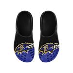 FOCO Baltimore Ravens NFL Mens Colorblock Big Logo Clog - XL - (13-14)