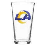The Memory Company Officially Licensed 2-Pack Glass Beer Pint, Los Angeles Rams