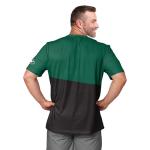FOCO New York Jets NFL Mens Cropped Big Logo Colorblock Rash Guard - XL