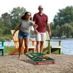 YouTheFan NHL Minnesota Wild 2’ x 3’ Wood Cornhole Game with Logo Bags