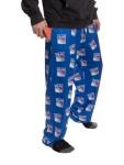 Calhoun NHL Surf & Skate Men's Scatter Print Team Logo Pajama Pants (Large, New York Rangers)