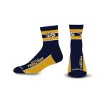 For Bare Feet NHL NASHVILLE PREDATORS Lil' Deuce Quarter Sock Team Color Large