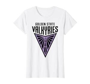 WNBA Golden State Valkyries Logo T-Shirt, Women, White, Large