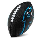 Franklin Sports NFL Carolina Panthers Football - Kids Foam Football - Soft Junior Size 8.5" Ball with 3D Logos - Perfect for Gameday + Tailgates