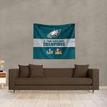 Northwest NFL Philadelphia Eagles 2025 Super Bowl LIX Multi Champ Excellence Wall Hanging 34X40 Inches