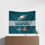Northwest NFL Philadelphia Eagles 2025 Super Bowl LIX Multi Champ Excellence Wall Hanging 34X40 Inches