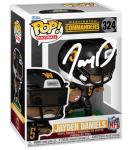 Jayden Daniels #324 Facsimile Signed Reprint Laser Autographed Funko POP! Football: Washington Commanders Figurine with Protector Case