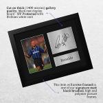 HWC Trading Ronaldo Inter Milan Framed Gifts Printed Signed Autograph Picture for Football Fans and Supporters - US Letter Size