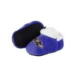 FOCO Baltimore Ravens Logo Baby Bootie Slipper Small