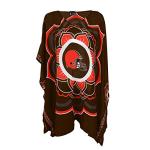 Littlearth NFL Cleveland Browns Caftan Flower, Team Color, 32" x 42"