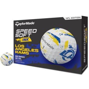 TaylorMade Golf Speed Soft Ink NFL Los Angeles Rams Dozen