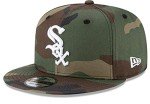 New Era Authentic Exclusive Woodland Camo 9Fifty Snapback Adjustable Hat - OSFM (Chicago White Sox) Green