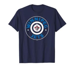 Winnipeg Jets Symbol Navy Blue Officially Licensed T-Shirt