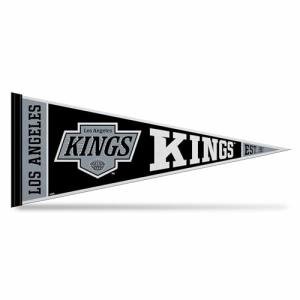Rico Industries NHL Hockey Los Angeles Kings Rally 12" x 30" Felt Wall Décor Pennant - Great for Home/Bed Room/Man Cave Décor