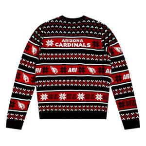 FOCO Arizona Cardinals NFL Big Logo Ugly Sweater - X-Large