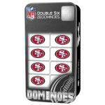 Masterpieces NFL San Francisco 49ers Dominoes Set - Collector Edition, Team Logo, 28 Pieces