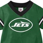 Gerber NFL New York Jets Team Jersey Bodysuit, Green/White New York Jets, 0-3 Months