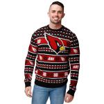 FOCO Arizona Cardinals NFL Big Logo Ugly Sweater - X-Large