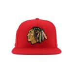Chicago Blackhawks NHL Officially Licensed Adjustable Snapback Hat Flat Bill Z11 Icon Team Color