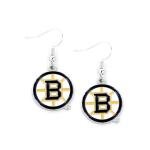 NHL Boston Bruins Logo Dangler Earrings