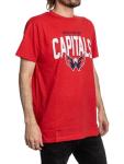 Calhoun NHL Surf & Skate Mens Vintage Style Distressed Heather Tone Rustic T-Shirt (Washington Capitals, XX-Large)