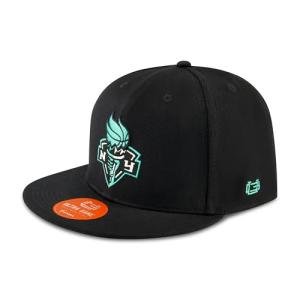 Ultra Game WNBA Official Adults Snap Back 3D Embroidered Baseball Cap Hat, New York Liberty, Team Color, One Size