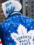 FE NHL Unisex-Adult Toronto Maple Leafs Lace-Up Hoodie, Unisex Hockey Toronto Maple Leafs Sweatshirt, NHL Officially Licensed, Recycled Fabrics, Blue, X-Large