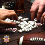 Masterpieces NFL San Francisco 49ers Dominoes Set - Collector Edition, Team Logo, 28 Pieces