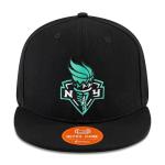 Ultra Game WNBA Official Adults Snap Back 3D Embroidered Baseball Cap Hat, New York Liberty, Team Color, One Size