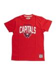 Calhoun NHL Surf & Skate Mens Vintage Style Distressed Heather Tone Rustic T-Shirt (Washington Capitals, XX-Large)
