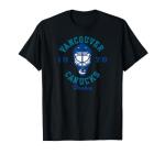 Vancouver Canucks Hockey Mask Black Officially Licensed T-Shirt
