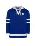 FE NHL Unisex-Adult Toronto Maple Leafs Lace-Up Hoodie, Unisex Hockey Toronto Maple Leafs Sweatshirt, NHL Officially Licensed, Recycled Fabrics, Blue, X-Large