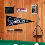 WinCraft Colorado Rockies Pennant Banner and Wall Tack Pads